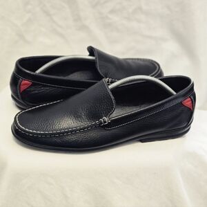 FootJoy Club Mens Leather Loafers 79047 Sz 12 M Black